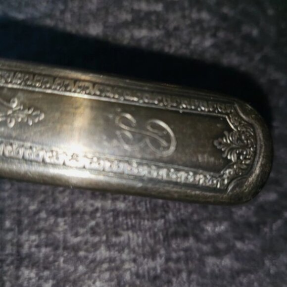 Vintage Wm. Rogers Stainless Steel Serrated Dinner Knife Rio Art Deco - Picture 5 of 5